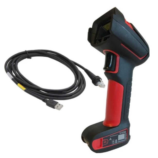 Lector de Codigo de Barras Honeywell 1990ISR-3USB-N 2D Industrial aIambrico con cable usb Rojo Sin base