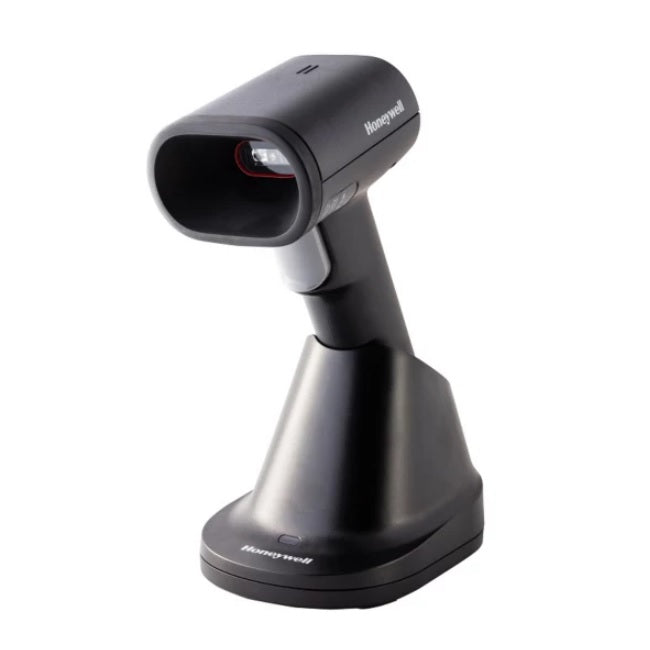 Lector de codigo de barras Honeywell HH492-R1-1USB-5 Imager Inalambrico 2D Kit Lector con base de carga y comunicacion negro HH492-R1-1USB-5