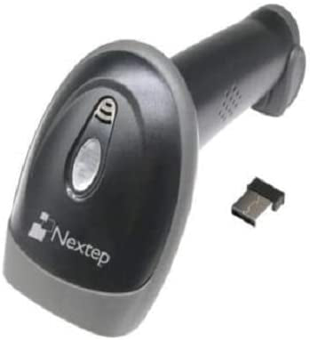 LECTOR DE CODIGO DE BARRA Y QR NEXTEP INALAMBRICO (1D/2D) USB NEGRO NE-503I