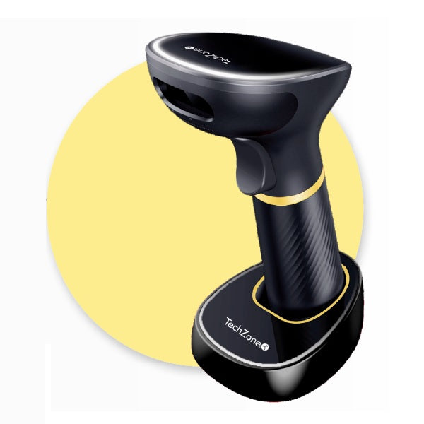 Lector de Código de Barras Techzone POS Inalámbrico Hasta 150M Lectura 2D TZBESC9610