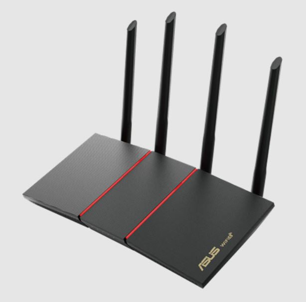 ROUTER ASUS RT-AX55 WI-FI 6 AX1800 MU-MIMO 1 PTO WAN Y 4 PTOS LAN GIGABIT COMPATIBLE CON ASUS AiMesh WiFi