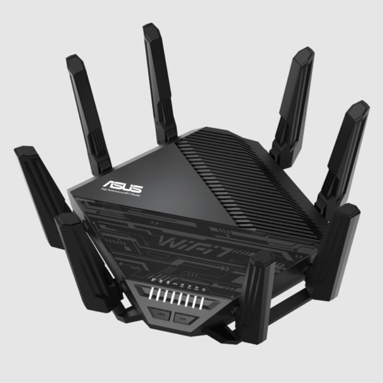 Router Asus RT-BE96U Wifi 7 doble banda 8xAntenas 320MHz 4096-QAM 1xWAN 10G 4xLAN compatible con AiMesh