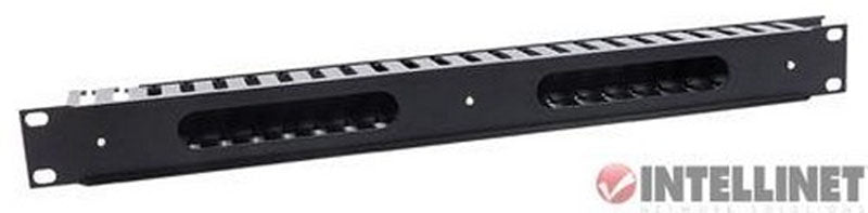 ORGANIZADOR DE CABLES INTELLINET PARA RACK 19 1U HORIZONTAL