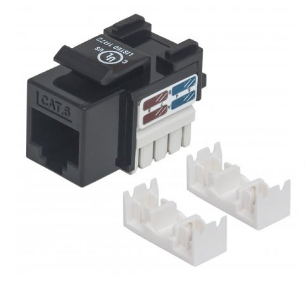 Jack Cat6 de Impacto (Keystone) Negro