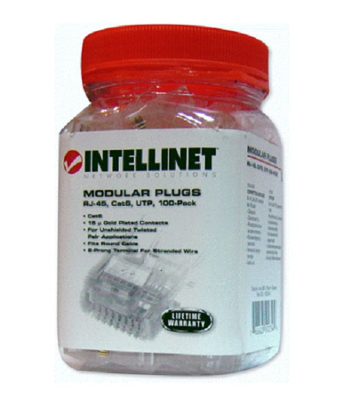 PLUG INTELLINET RJ45 CAT 6 100 PZAS