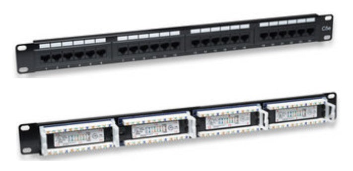 PANEL DE PARCHEO INTELLINET CAT 5E 24 PTOS 1U