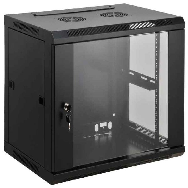 Gabinete Intellinet 19 pulgadas 6U Mural hasta 60kg 600x600 puerta cristal 711753