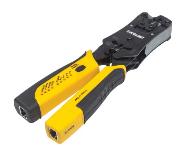 PINZA INTELLINET P/CRIMPEAR RJ11/RJ45/RJ12 C/PROBADOR 780124