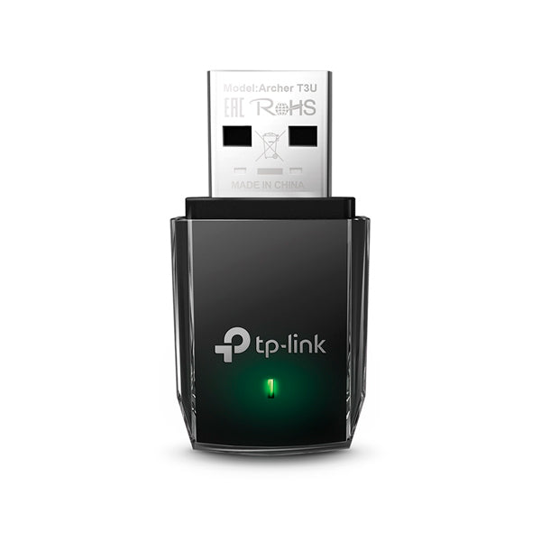 Adaptador inalámbrico USB 3.0 mini TP-Link Archer T3U AC1300 MU-MIMO 2.4GHz a 400 Mbps y 5GHz a 867 Mbps
