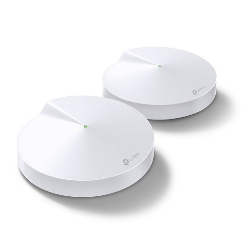 Sistema Deco M5 (2 piezas) TP-Link Mesh Wi-Fi AC1300 (2 Puertos RJ45 gigabit por pieza) MU-MIMO 4 antenas internas