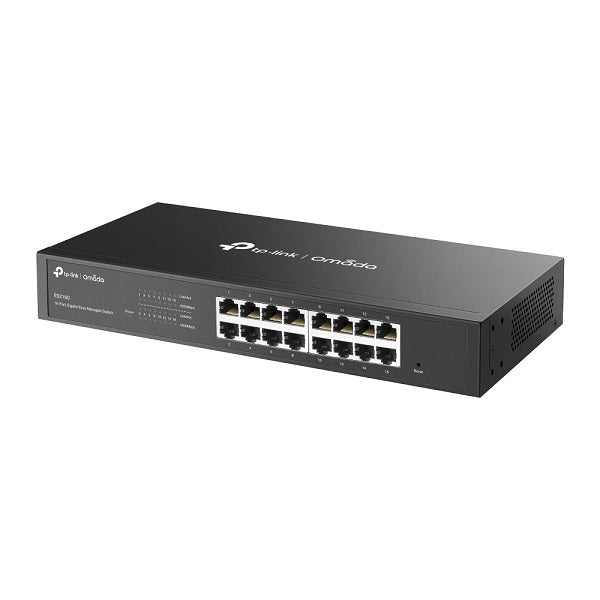 Switch Easy Managed TP-Link Omada ES216G metálico escritorio/ montaje pared 16 puertos gigabit AUTO Negotiation/AUTO MDI/MDIX