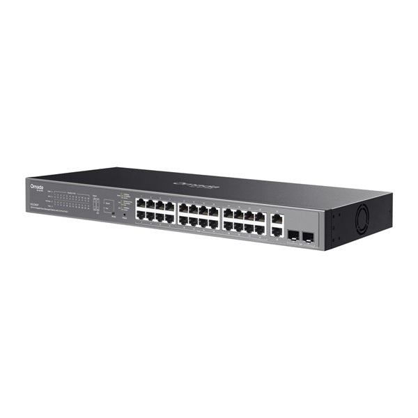Switch Easy Managed TP-Link Omada ES228GP metálico rack 26x RJ45 gigabit (24x PoE+802.3af/at max. 250W) 2x SFP gigabit