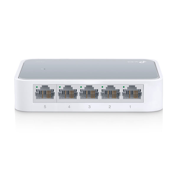 Switch TP-Link TL-SF1005D escritorio 5 puertos RJ45 10/100M no administrable carcasa de plástico