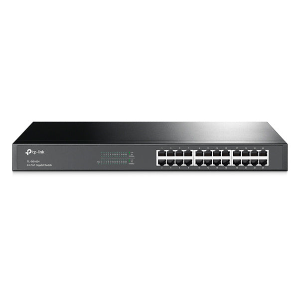Switch TP-Link TL-SG1024 metálico montura rack 24 puertos gigabit 10/100/1000M no administrable