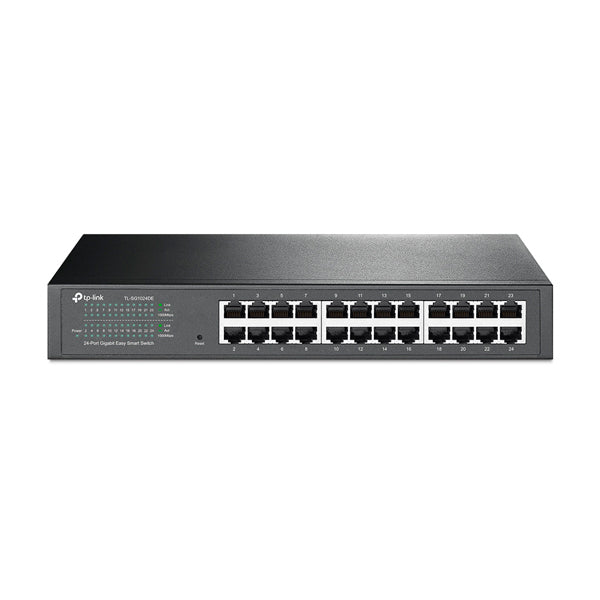 Switch Easy Smart TP-Link TL-SG1024DE metálico escritorio/ montura rack 24 puertos gigabit 10/100/1000M plug and play