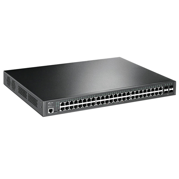 Switch TP-Link JetStream TL-SG3452P administrable L2+ 48 puertos gigabit PoE+ 802.3at/af max.384W 4 puertos SFP gigabit