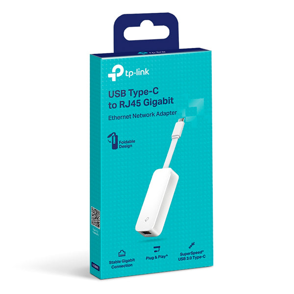 Adaptador TP-Link UE300C USB Tipo-C a RJ45 gigabit Ethernet plug and play