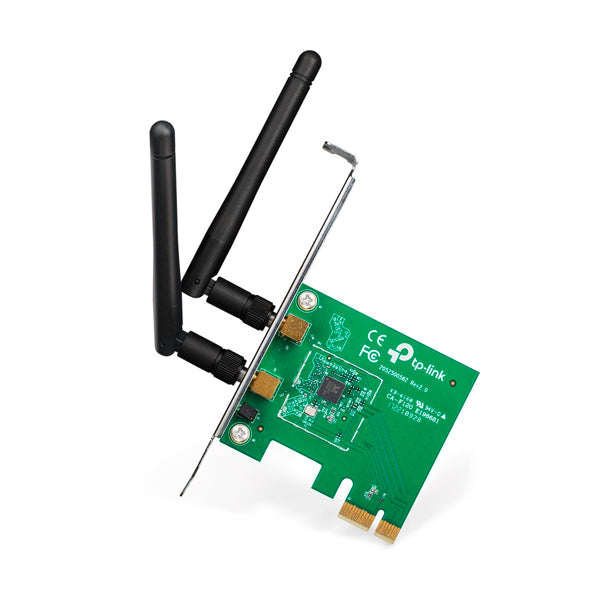 Adaptador inalámbrico PCI Express TP-Link TL-WN881ND N 300Mbps 2 antenas externas tecnología MIMO