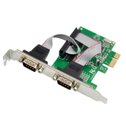 Tarjeta PCI Express X-Media XM-PEX-2S con 2 puertos seriales DB9 RS232 velocidad de transferencia 115Kbps por puerto