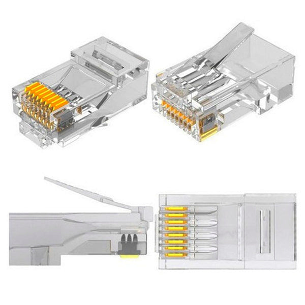 Plug RJ45 X-Media XM-C6-8P8C-50 CAT6 bolsa con 50 piezas