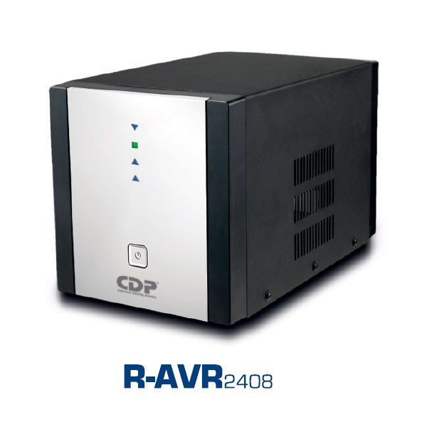 Regulador CDP R-AVR2408 2400VA/1200W 8 NEMA5-15R y 1 NEMA5-20R regulados y con supresión 120Vca 50/60Hz