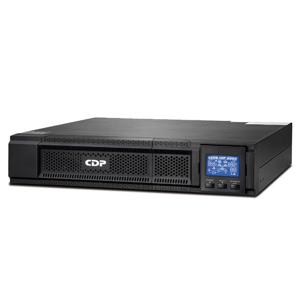 UPS CDP Online UPO11-2RT rack 2U/torre doble conversión Onda Senoidal pura 2000VA/1800W LCD 8 NEMA 5-15R 1pto USB 1 pto RS232