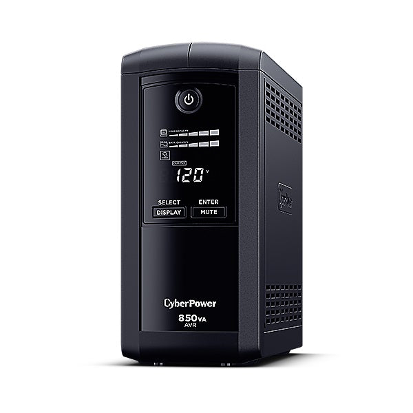 UPS CyberPower Intelligent LCD CP850AVRLCD 850VA/510W 9 NEMA 5-15R (5 c/protección batería) 120V Energy Star