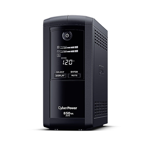 UPS CyberPower Intelligent LCD CP850AVRLCDa 850VA/510W 9 NEMA 5-15R (5 c/protección batería) 120V Energy Star