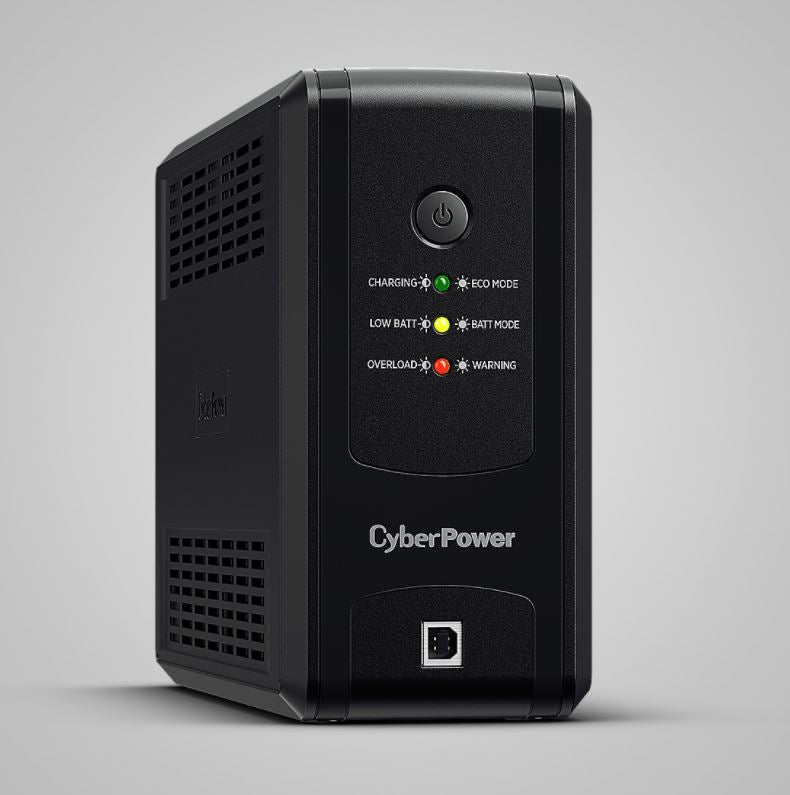 UPS línea interactiva CyberPower UT550GU 550VA / 275W AVR 8 NEMA 5-15R (4 c/protección bat.) 1 puerto USB Tipo B Green Power