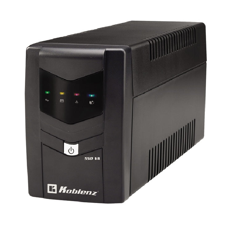 UPS Koblenz 5516/R 550VA/330W producto abierto usado caja golpeada 6x NEMA 5-15R (4 c/proteccion bat) indicadores LED factor de potencia 0.6