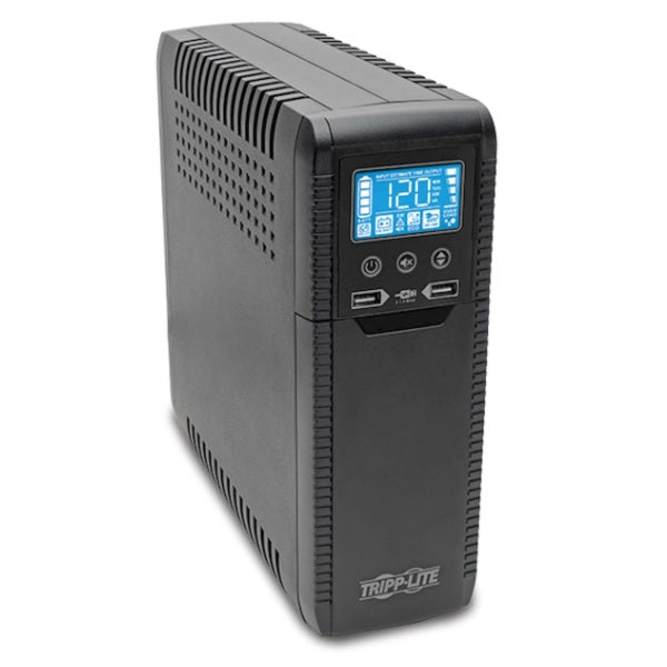 UPS interactivo TrippLite ECO1000LCD 1000VA/600W AVR 8 NEMA 5-15R (4 c/protección batería) 50Hz/60Hz Serie ECO Energy Star