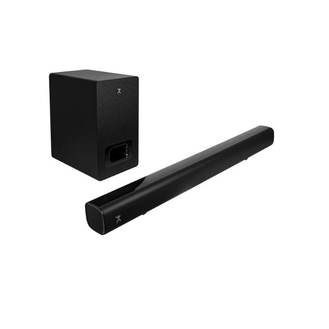 Barra de Audio Perfect Choice con Subwoofer 180W BT y Procesador Digital Sonata color Negro