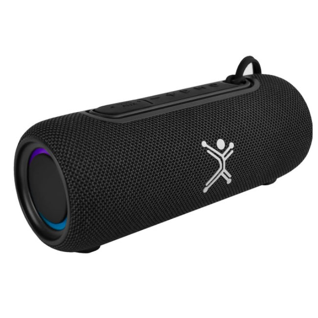 Bocina Perfect Choice portátil inalámbrica 20W Lumino color Negro