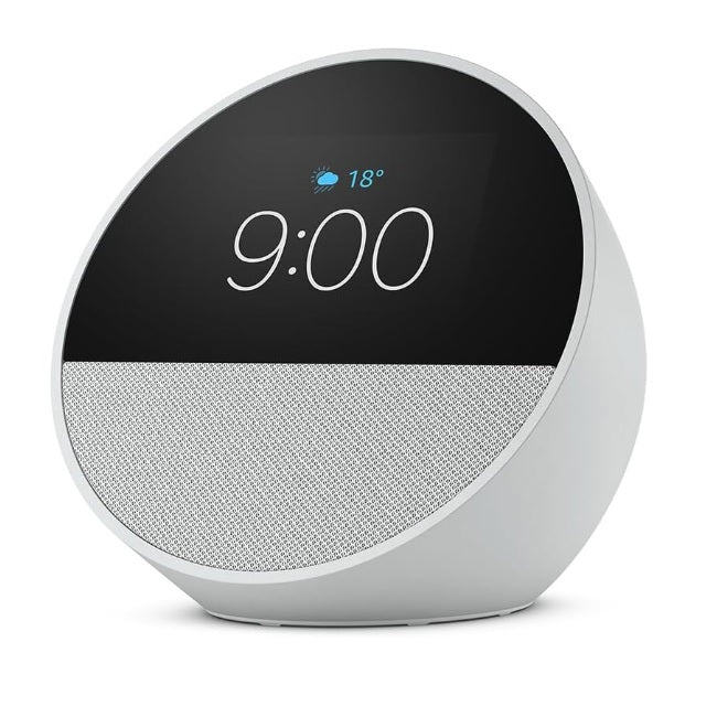 Asistente Amazon ECHO SPOT pantalla 2.83 pulgadas blanca