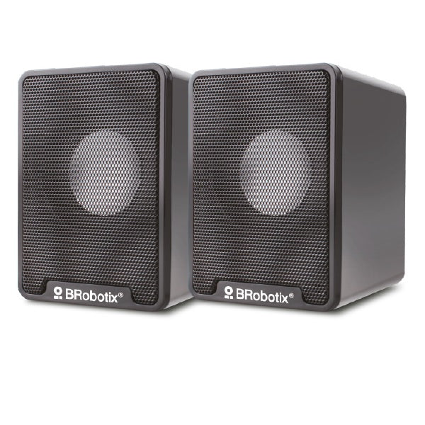 Bocinas Brobotix Multimedia USB / 3.5MM modelo 963937 Negro