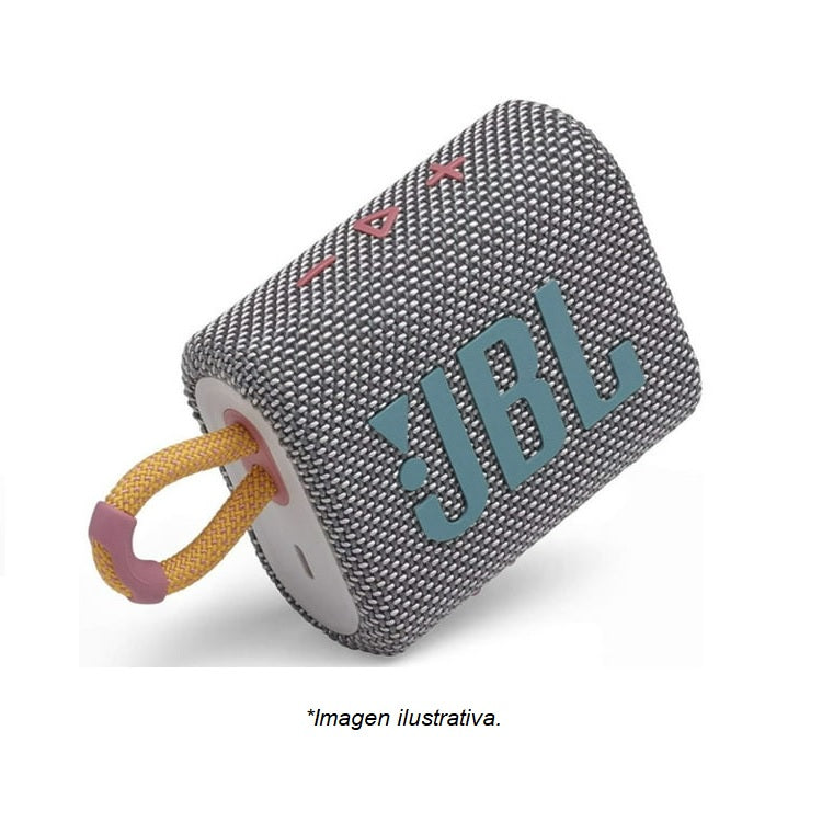 Bocina Jbl Go 3 portátil Bluetooth Waterproof Gris