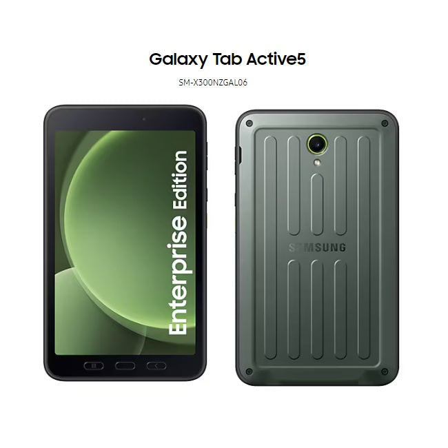Tablet Samsung Galaxy TAB Acive 5 SM-X300 Robusto 8 Pulg 6GB 128GB verde oscuro WiFi