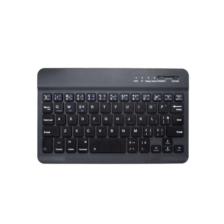 Teclado mini Brobotix Inalámbrico Español sistema antiderrapante magnético color Negro