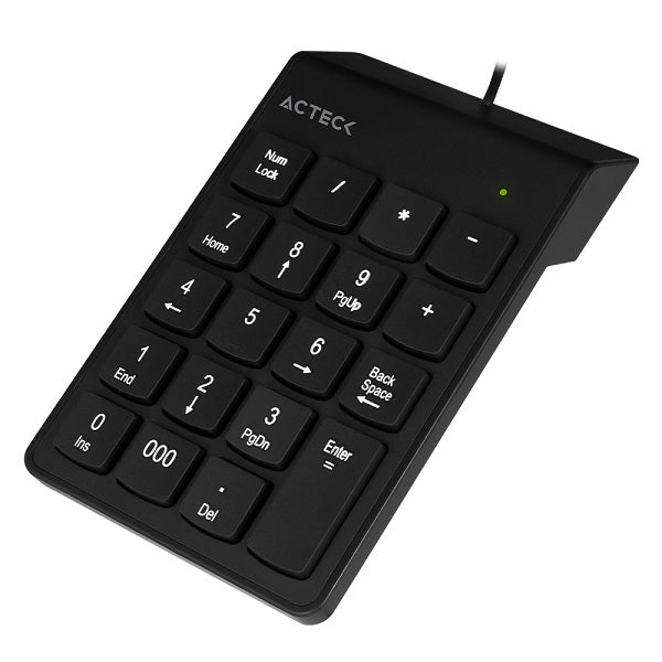 TECLADO NUMERICO USB ACTECK TN220 AC-932622 NEGRO