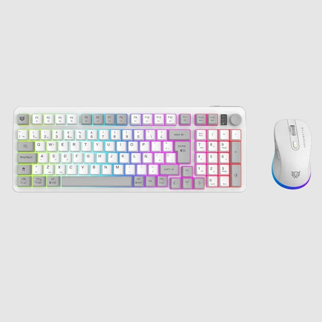 Kit Teclado y Mouse Balam Rush Gamer KG525 Teclado + Mouse 7200 DPI RGB Dual (BT/2.4GHz)