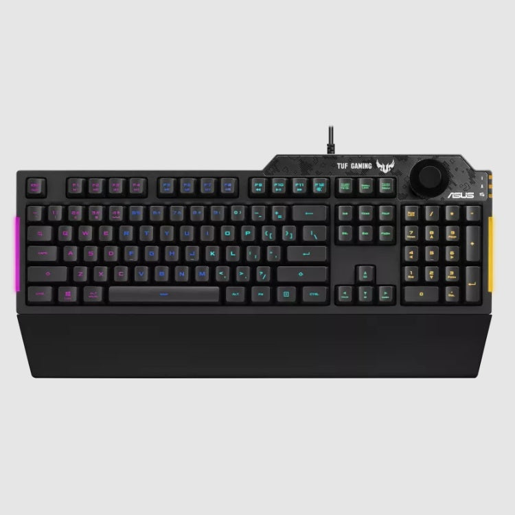 Teclado Asus TUF Gaming K1 alambrico RGB ingles negro