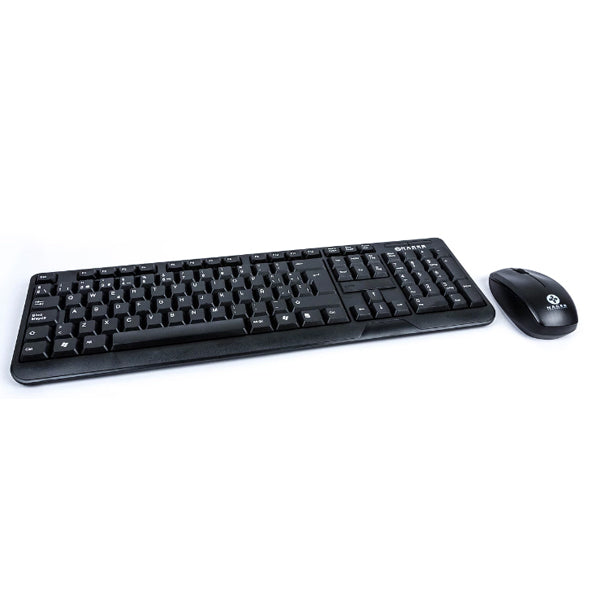 Kit Naceb Teclado y Mouse inalambrico modelo NA-426 color Negro RF
