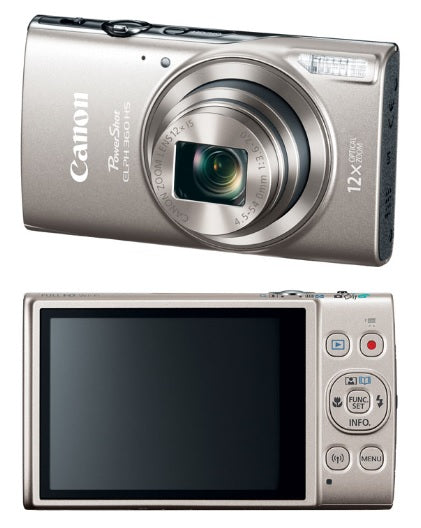 CAMARA DIGITAL CANON POWER SHOT ELPH 360 HS PLATA