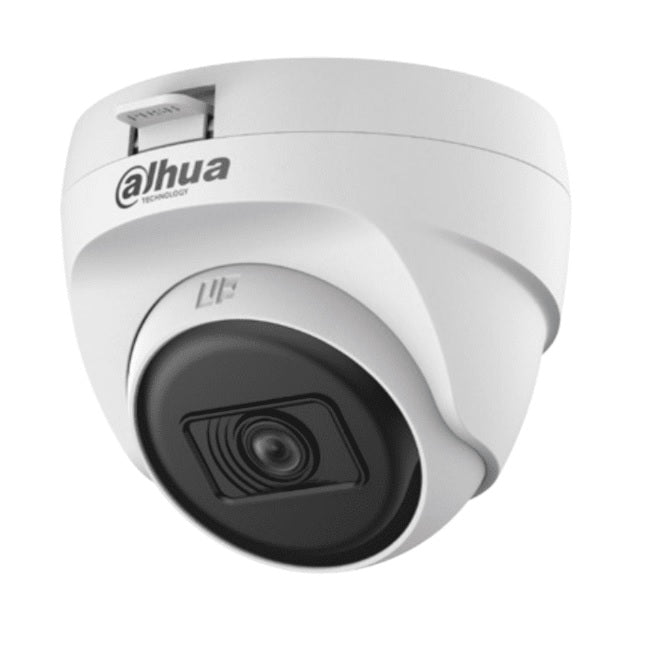 Camara Dahua DH-HAC-T1A21N-U domo 2 mpx lente 2.8 mm 100 gds smart IR 25 m uso interior