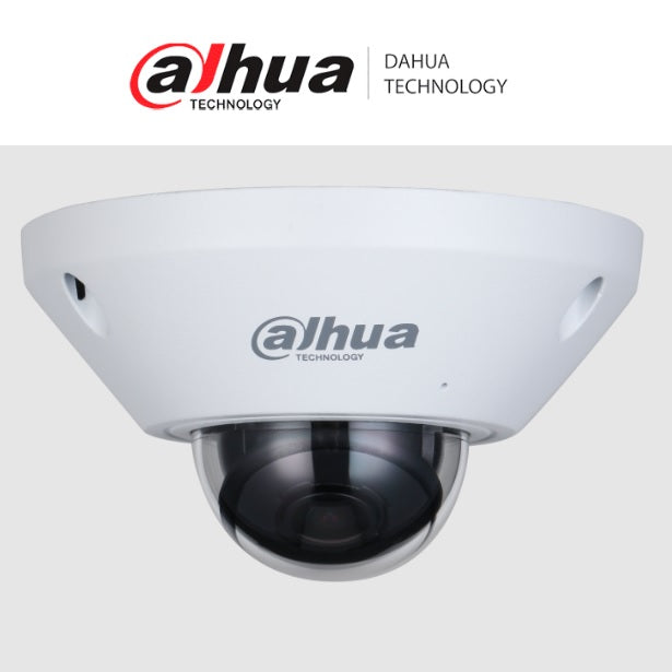 Camara Dahua DH-IPC-EB5541N-AS IP fish eye de 5 mpx 360 gds h.265+ 1 canal de E&S microfono integrado PoE IP67