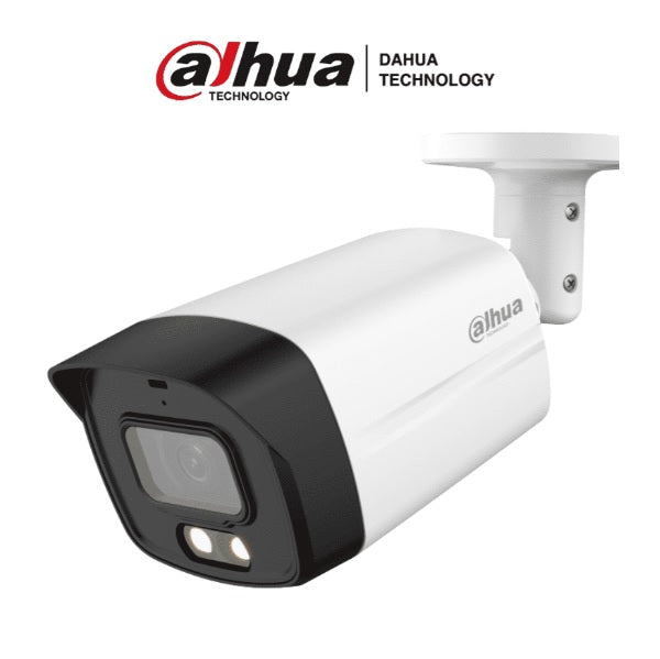Camara Dahua DH-HAC-HFW1239TLMN-IL-A bullet full color 2 mpx lente 2.8mm IR 40 m metal exterior 107 gds apertura iluminador IP67