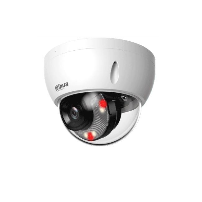 Camara Dahua DH-IPC-HDBW2649E-S-IL Ip Domo Antivandalica de 6 Mpx Lente de 2.8mm Ir 30 Metros de Iluminador Dual Inteligente+Full Color