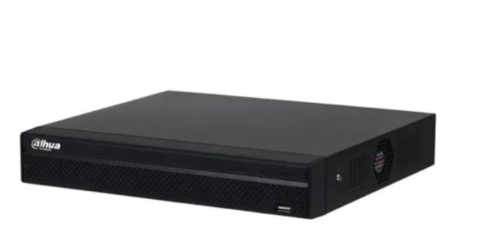 NVR DahuaDHI-NVR1104HS-P-S3/H 8 mpx 4k 4 canales ip 4 puertos PoE rendimiento de 80mbps salida de video HDMI&VGA 1 bahia de disco duro