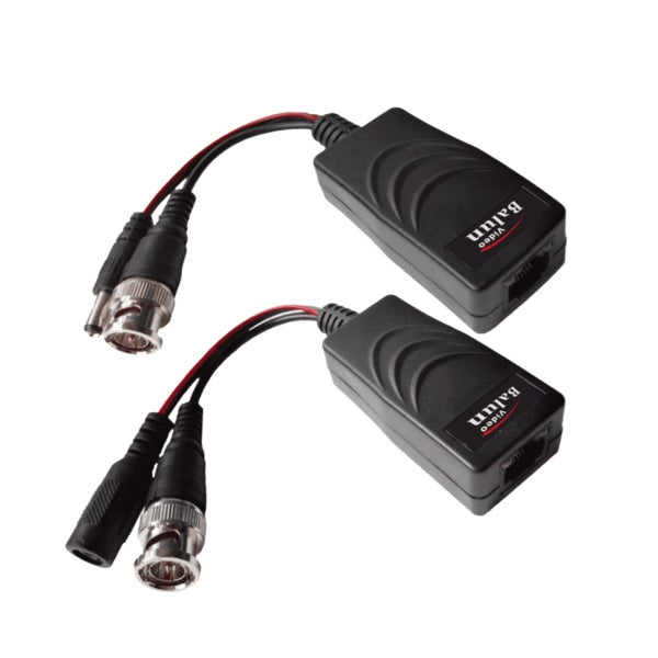 Transceptores Dahua PFM802 pasivos 4 mpx para video y energia distancia de hasta 150 m voltaje de entrada 12 15V DC cableado por RJ 45