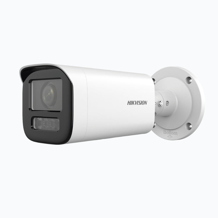 Camara Hikvision DS-2CD3641G2-LIZS Ip bala 4 mpx lente Motorizado 2.7 a 13.5mm Dual Light (50 mts IR + 50 mts Luz Blanca) / Exterior IP67 / WDR 120 dB / PoE /